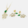 ensemble de collier de boucles d39oreilles serpent zircon plaqu or cuivrepicture20