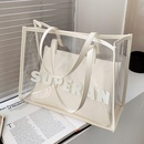 fashion simple new letter jelly transparent handbagpicture30