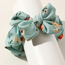 retro floral bowknot fabric hair scrunchiespicture10