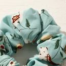 retro floral bowknot fabric hair scrunchiespicture12
