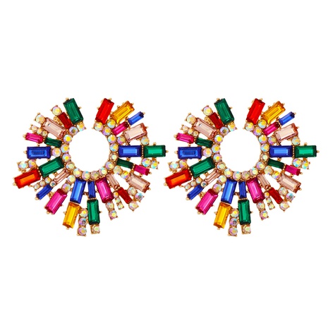 Korean fashion diamond elegant earrings's discount tags