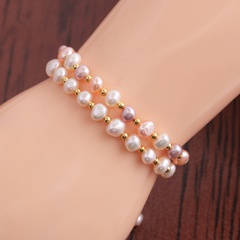 Korean freshwater pearl multi-layer bracelet