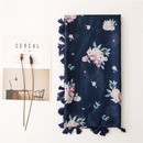 korean fashion new style printing blue flowers sunscreen shawl scarfpicture12