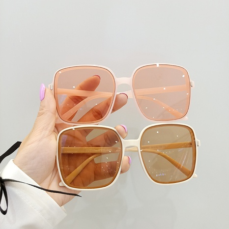 neue Mode Big Frame koreanische geometrische ultraleichte Sonnenbrille's discount tags