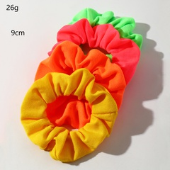 New Korean fashion style solid color hair scrunchies set