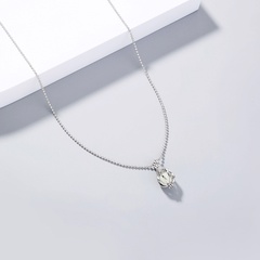 retro water drop alloy pendant luminous necklace wholesale