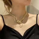 fashion thick chain geometric necklace bracelet wholesalepicture16