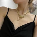 fashion thick chain geometric necklace bracelet wholesalepicture19