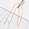 fashion hanging neck crystal extension metal pearl glasses chainpicture32