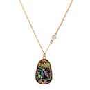 fashion color abalone shell pendant chain necklacepicture13