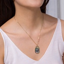 fashion color abalone shell pendant chain necklacepicture16