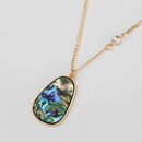 fashion color abalone shell pendant chain necklacepicture17