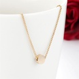 Fashion Metal Disc Circle Multilayer Necklacepicture14