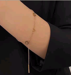 Koreanische Mode süße OL einfache Titan Stahl Armband