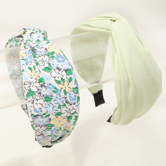 Korean fashion bow tie printing knotted headband