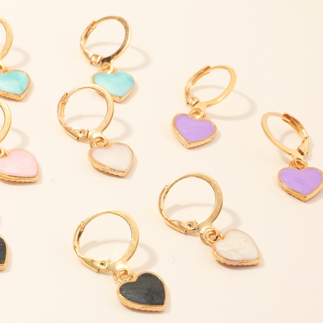 New fashion simple style heart-shaped earrings NHNU356739's discount tags