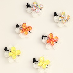 new Korean alloy drip butterfly lace hairpin