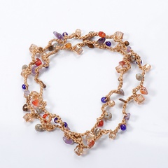 Bohemian simple gravel wearing hand-woven multi-layer bracelet