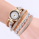 Reloj de pulsera tejido de terciopelo tachonado de diamantes de moda coreana al por mayorpicture15