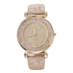 fashion starry sky glitter belt Ball dial quartz watch