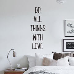 fashion English letters room wall decoration wall sticker
