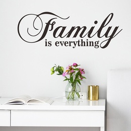 Simple English Slogan Bedroom Living Room Entrance Wall Stickerpicture10