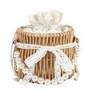fashion pearl chain portable woven bucket bagpicture12