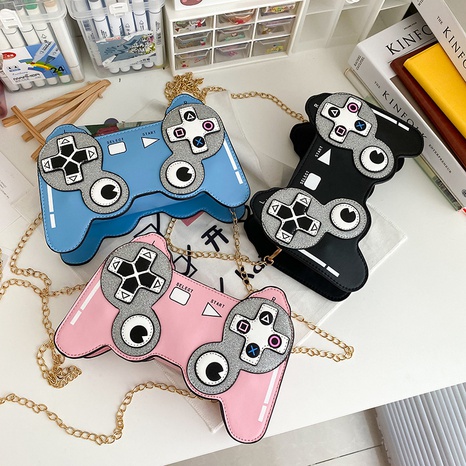 fashion sequin simulation game console chain bag's discount tags