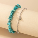 new style bohemian colored gravel turquoise bracelet setpicture6