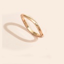 Korean pink alloy electroplated diamond ring setpicture16