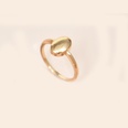 Korean pink alloy electroplated diamond ring setpicture24