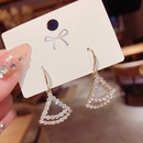 fashion new style Fanshaped diamond rhinestones earringspicture8