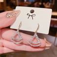 fashion new style Fanshaped diamond rhinestones earringspicture9