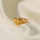 anillo de acero inoxidable con flor de sol de modapicture15