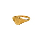 anillo de acero inoxidable con flor de sol de modapicture16