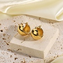 simple spherical goldplated stainless steel earringspicture12