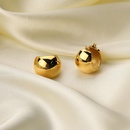 simple spherical goldplated stainless steel earringspicture13