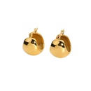 simple spherical goldplated stainless steel earringspicture16