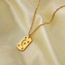 fashion moon star 18K goldplated stainless steel necklacepicture13