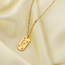 fashion moon star 18K goldplated stainless steel necklacepicture15