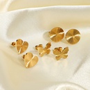 retro goldplated stainless steel butterfly round heartshaped earringspicture14