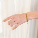 fashion 18K goldplatedchain stainless steel braceletpicture12