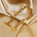 fashion classic OT goldplated stainless steel braceletpicture12