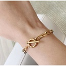 fashion classic OT goldplated stainless steel braceletpicture13
