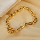 fashion classic OT goldplated stainless steel braceletpicture14