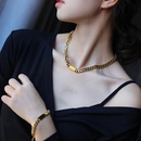 Cuban Punk Fashion 18K Gold Plating Stainless Steel  Necklacepicture20