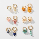 retro pearl precious stone element geometric earringspicture18