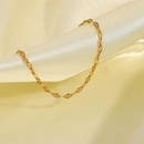Fashion Engraved Stack 18K Gold Plated Stainless Steel Necklacepicture13