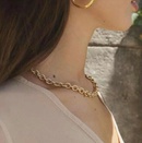 simple 18K gold plating 316 stainless steel necklacepicture12