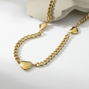 Fashion Heart 14K Gold Stainless Steel Necklacepicture12